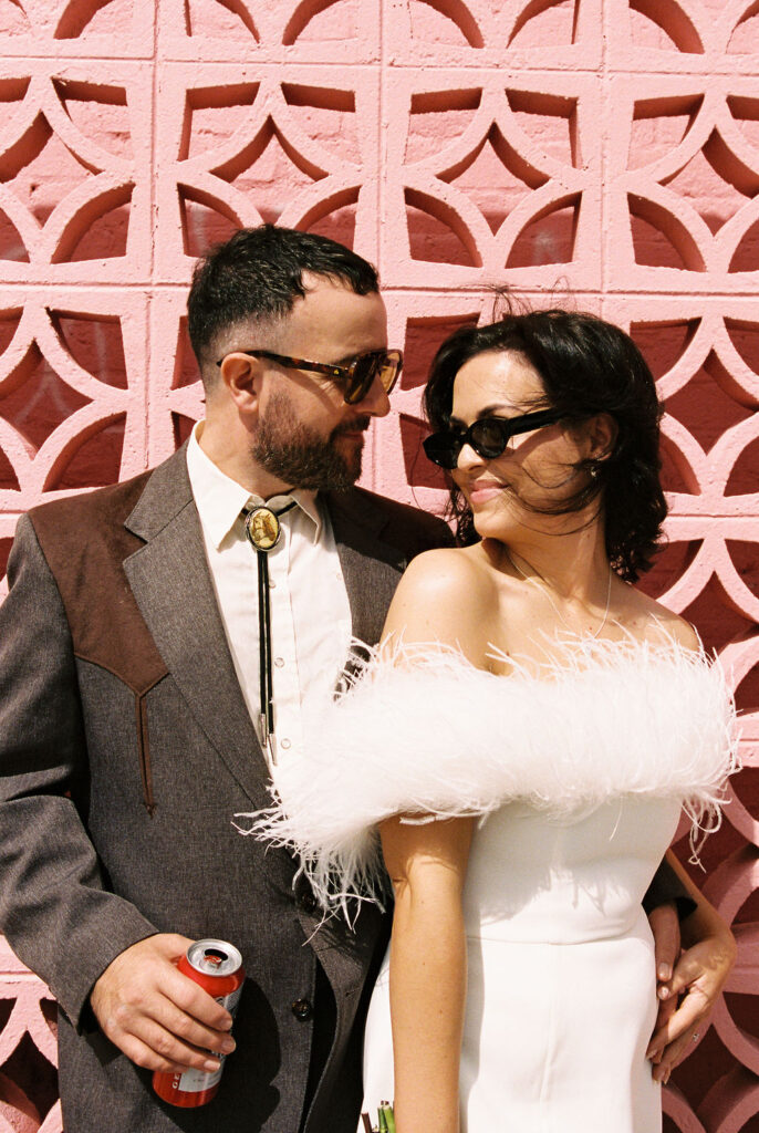 Film wedding portraits in Las Vegas
