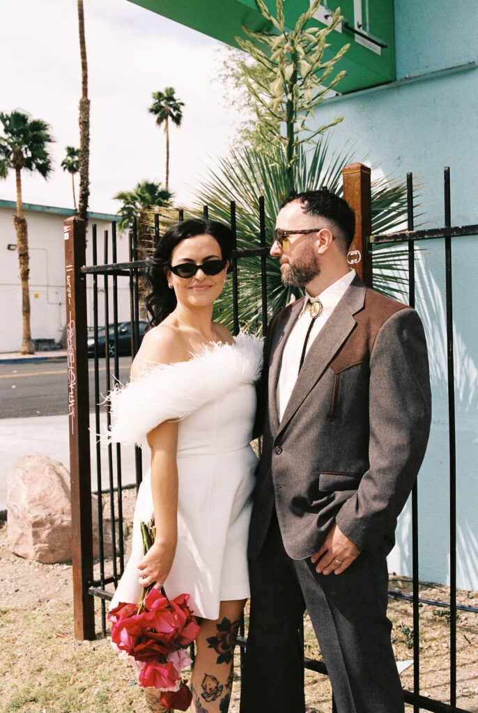 Film wedding portraits in Las Vegas
