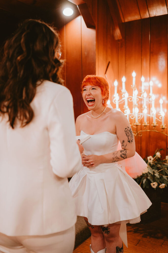 romantic wedding photos during a las vegas ceremony
