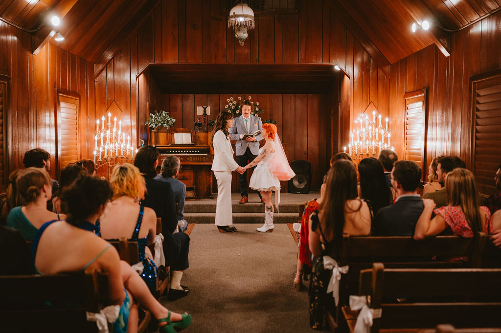 romantic wedding photos during a las vegas ceremony
